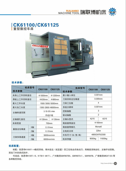 CK61125數控車(chē)床